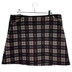 Princess Vera Wang Multi-color Plaid Short Skirt Juniors Sz 13